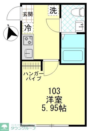 バーンサヌーク杉田の物件間取画像